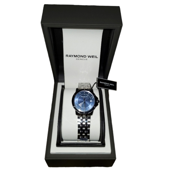 RAYMOND WEIL Tango Blue Dial Stainless Steel Mens Watch 5591-ST-50001 - Picture 2 of 6